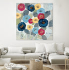 Winter Flowers II by Silvia Vassileva on GIANT ART - grey floral