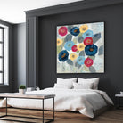 Winter Flowers II by Silvia Vassileva on GIANT ART - grey floral