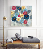 Winter Flowers II by Silvia Vassileva on GIANT ART - grey floral