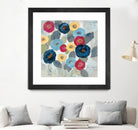 Winter Flowers II by Silvia Vassileva on GIANT ART - grey floral