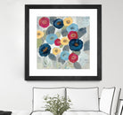 Winter Flowers II by Silvia Vassileva on GIANT ART - grey floral
