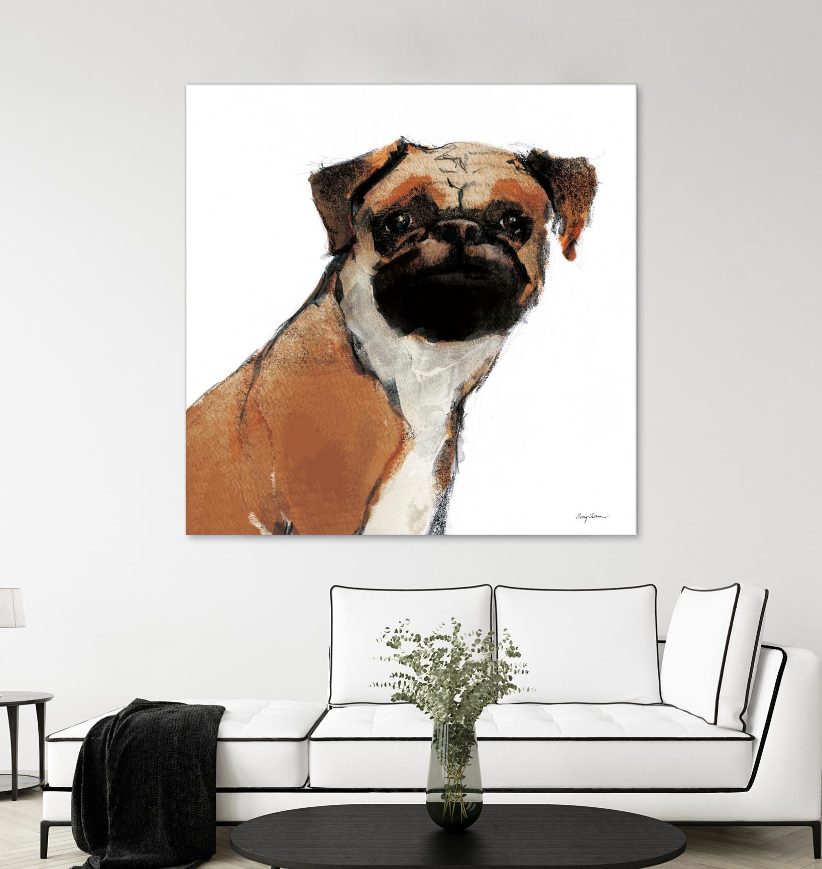 Orpheus Watercolor by Avery Tillmon on GIANT ART - brown animals