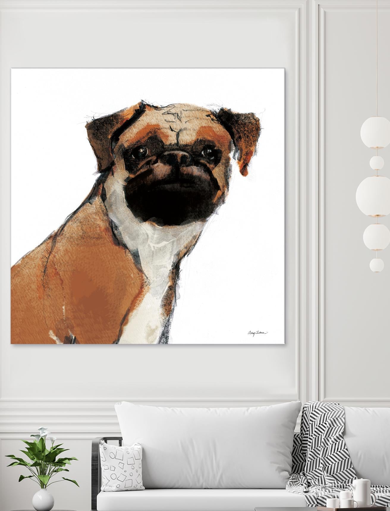 Orpheus Watercolor by Avery Tillmon on GIANT ART - brown animals