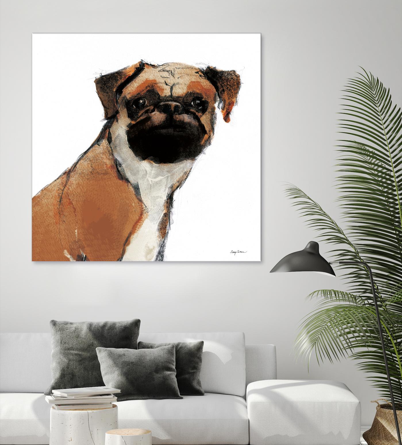 Orpheus Watercolor by Avery Tillmon on GIANT ART - brown animals