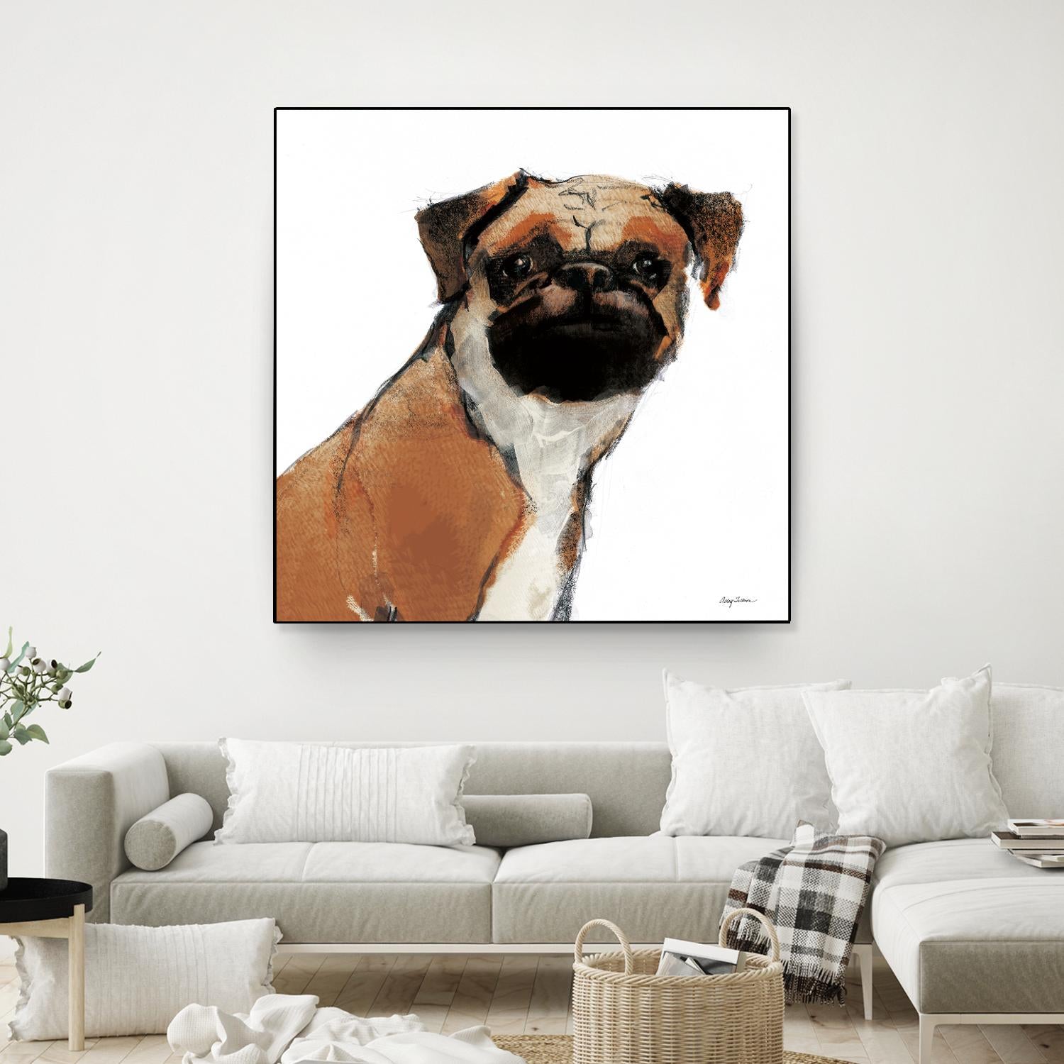 Orpheus Watercolor by Avery Tillmon on GIANT ART - brown animals