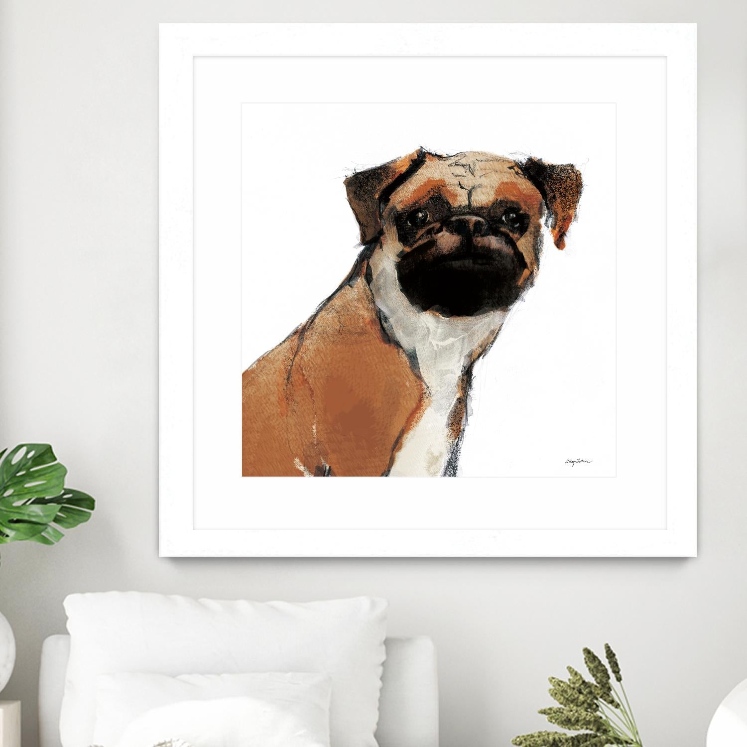 Orpheus Watercolor by Avery Tillmon on GIANT ART - brown animals