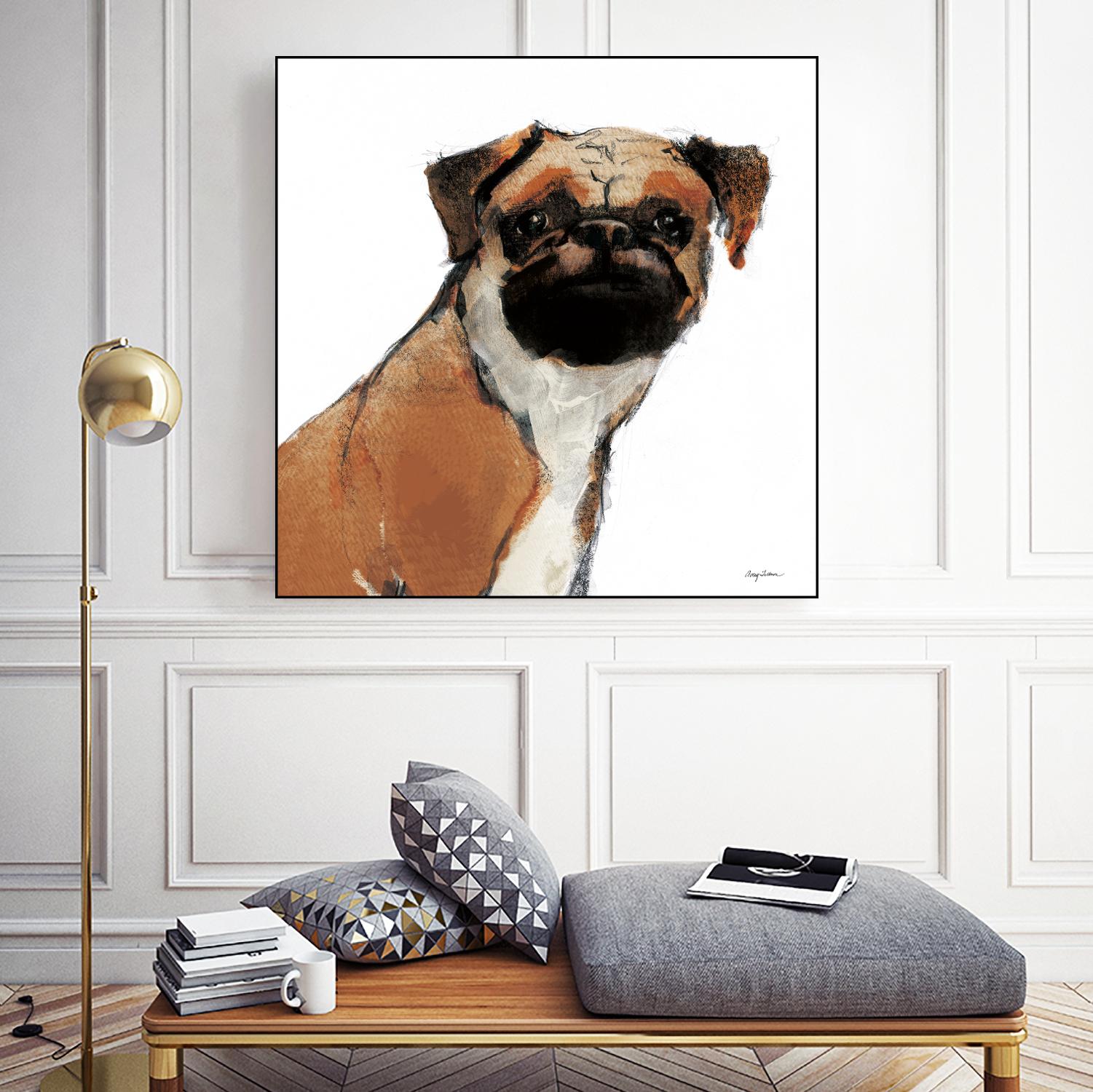 Orpheus Watercolor by Avery Tillmon on GIANT ART - brown animals