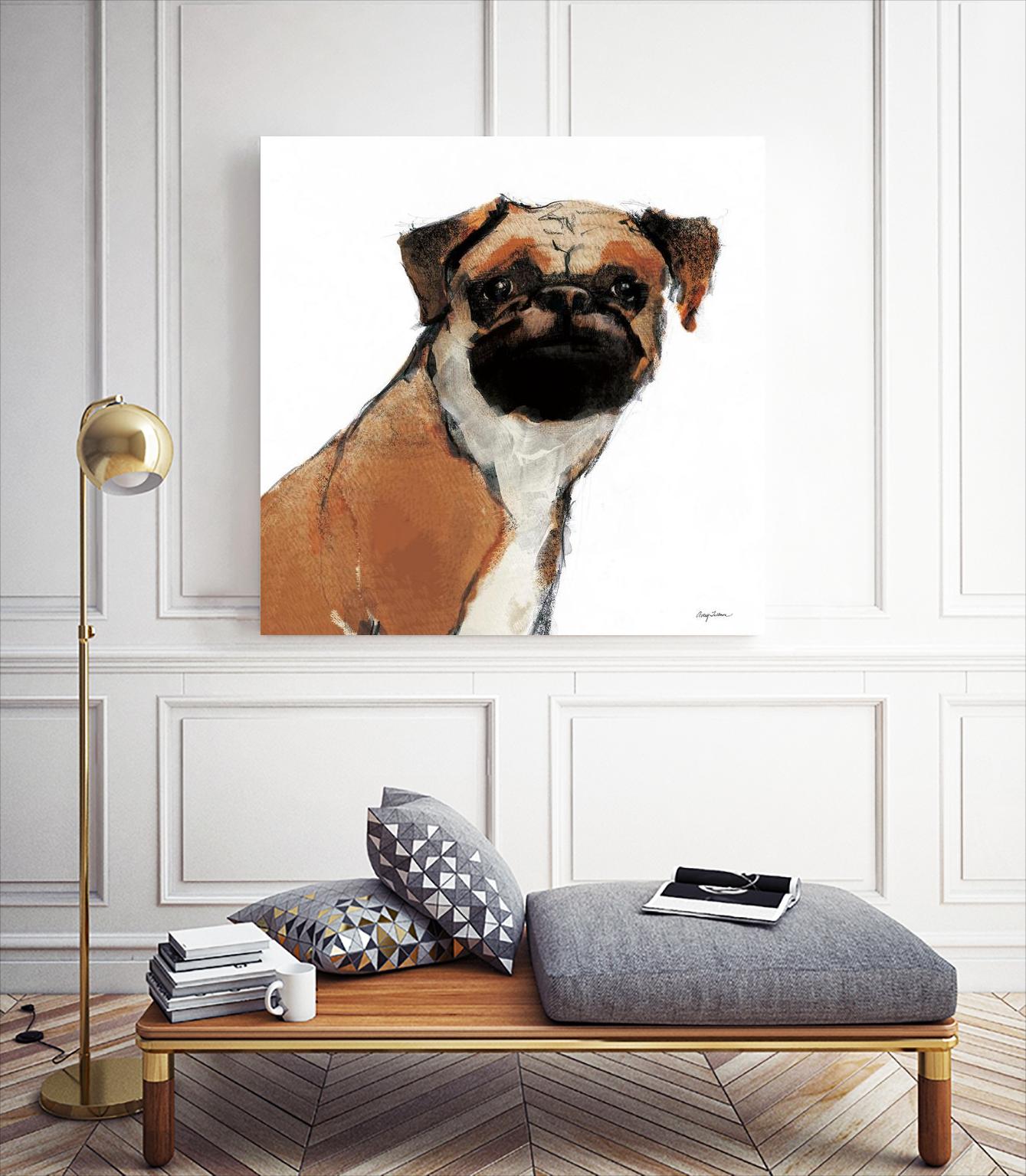 Orpheus Watercolor by Avery Tillmon on GIANT ART - brown animals