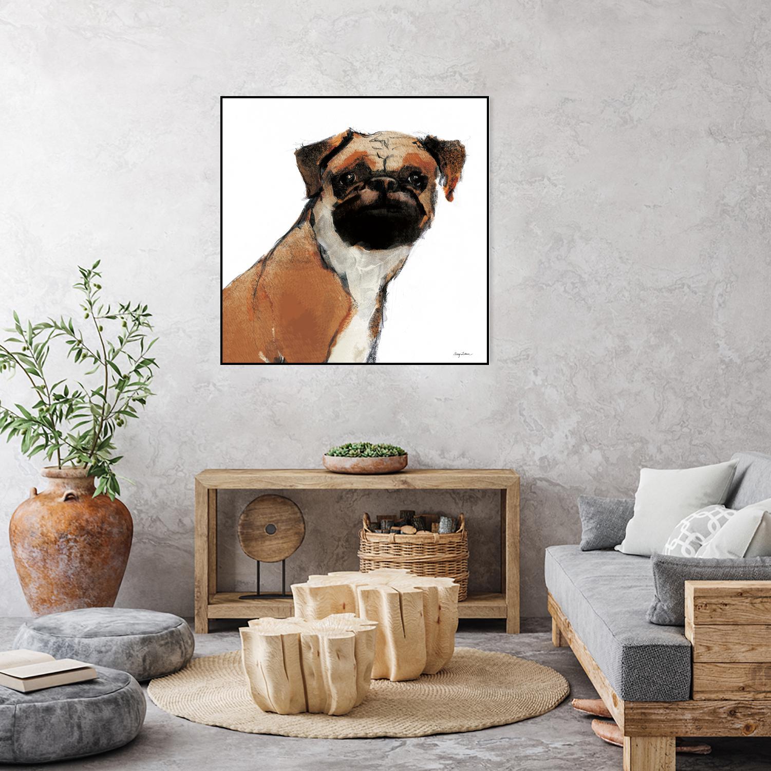 Orpheus Watercolor by Avery Tillmon on GIANT ART - brown animals