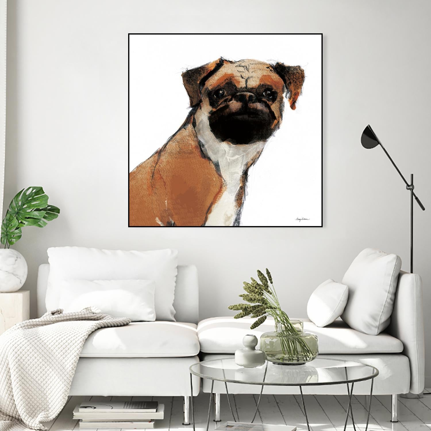 Orpheus Watercolor by Avery Tillmon on GIANT ART - brown animals