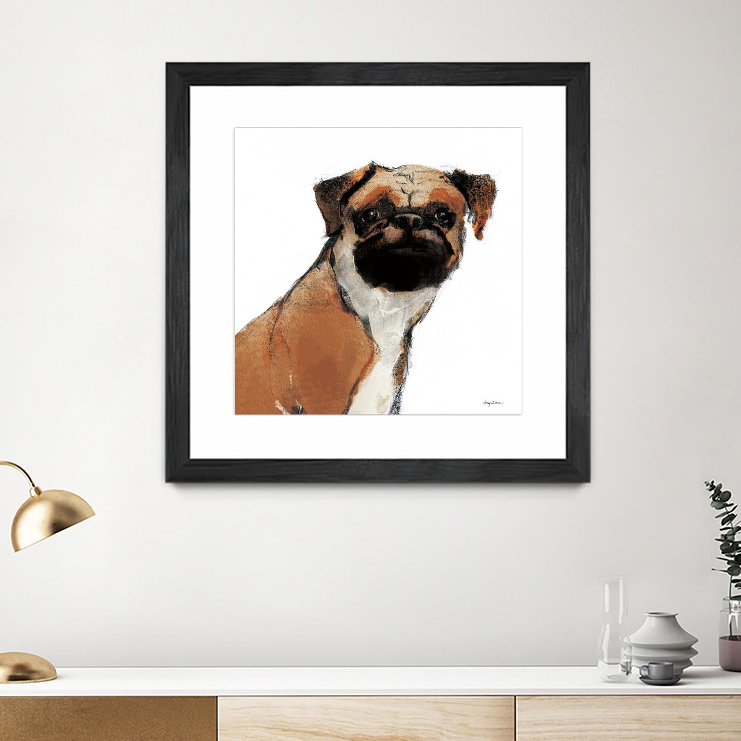 Orpheus Watercolor by Avery Tillmon on GIANT ART - brown animals