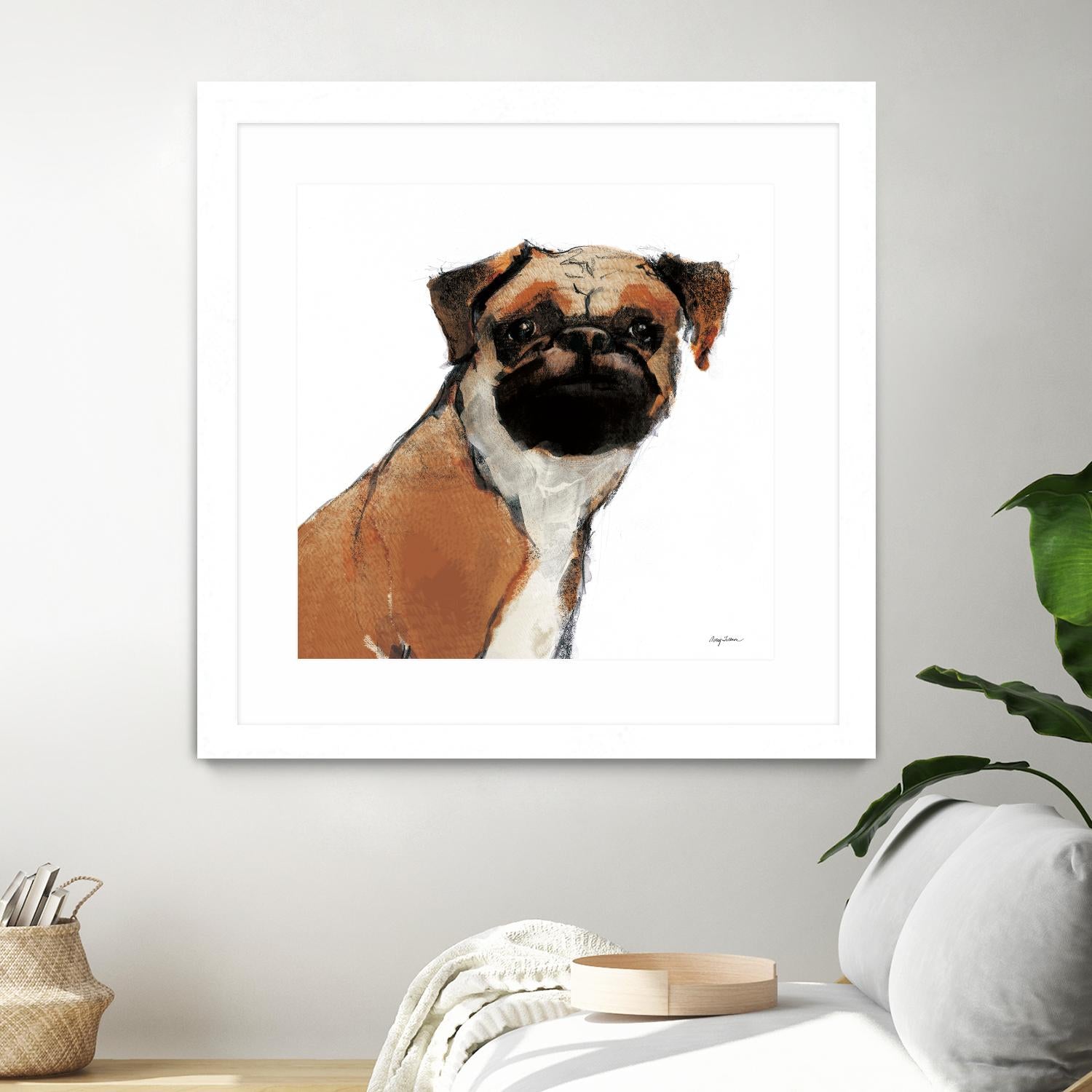 Orpheus Watercolor by Avery Tillmon on GIANT ART - brown animals