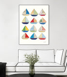 Wind and Waves VII by Courtney Prahl on GIANT ART - beige nautical