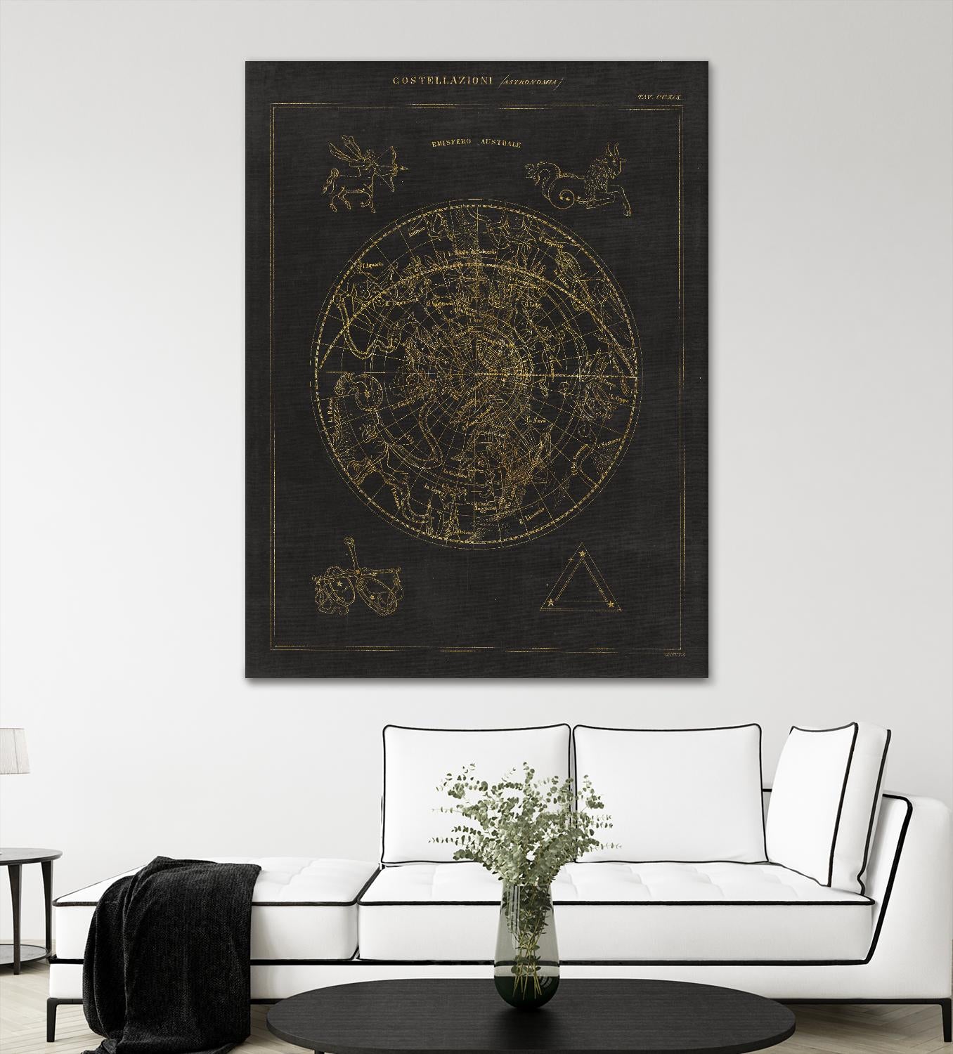 Costellazioni I by Portfolio on GIANT ART - grey maps
