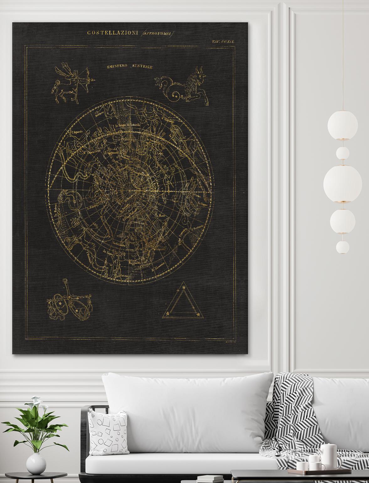 Costellazioni I by Portfolio on GIANT ART - grey maps