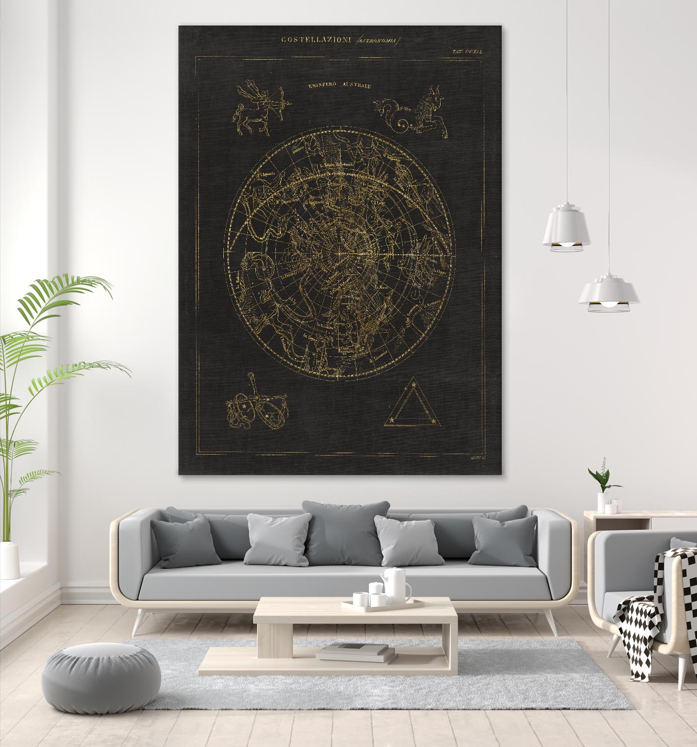 Costellazioni I by Portfolio on GIANT ART - grey maps