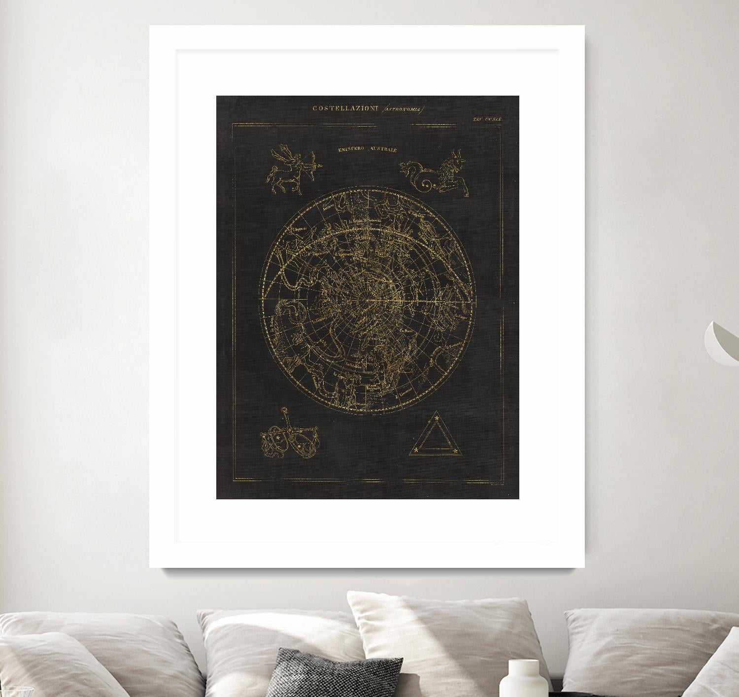 Costellazioni I by Portfolio on GIANT ART - grey maps