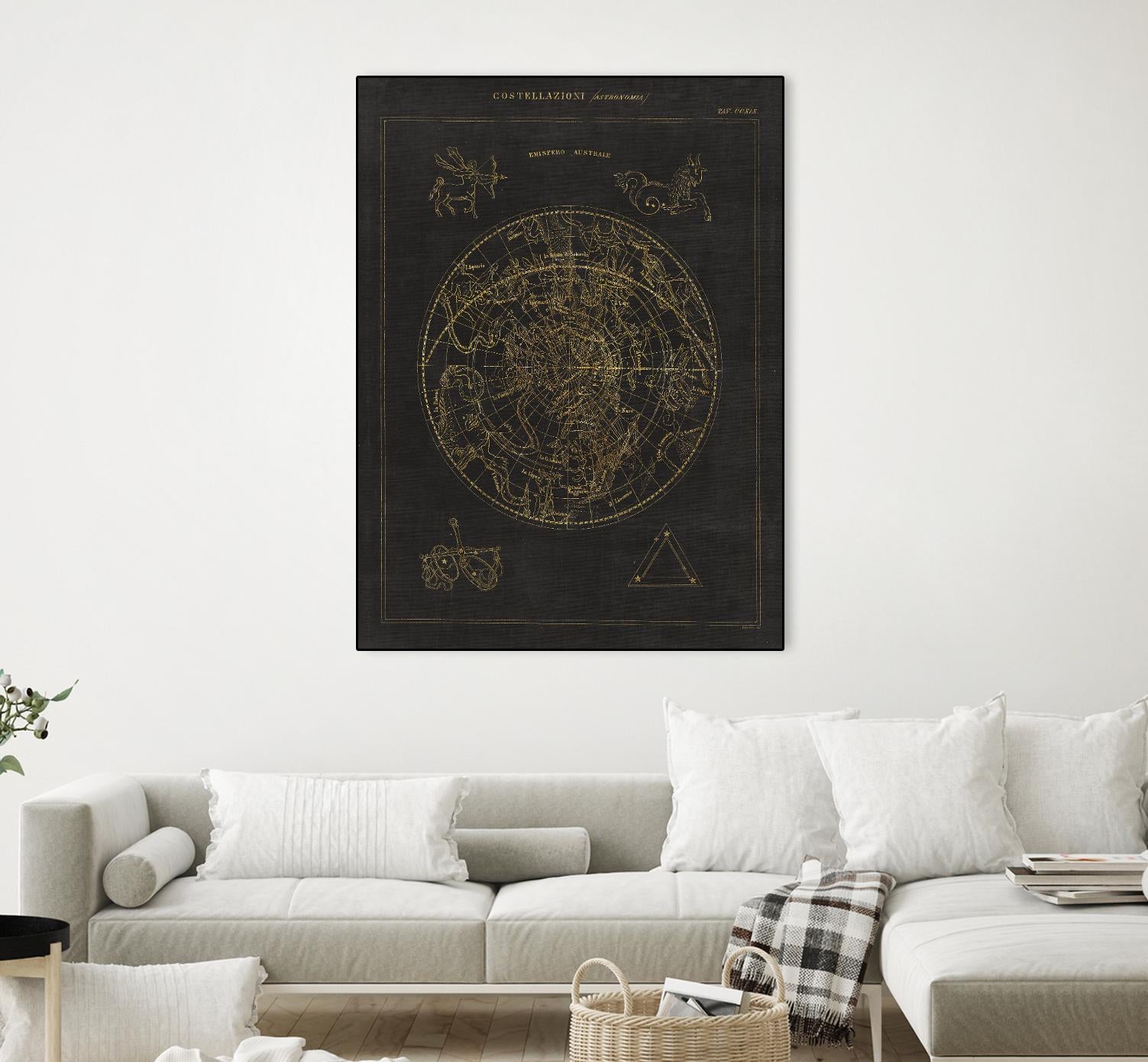 Costellazioni I by Portfolio on GIANT ART - grey maps