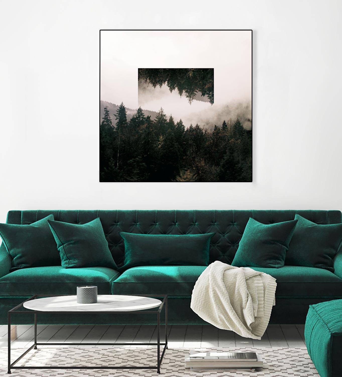 Reflected Landscape I by Laura Marshall on GIANT ART - white photo art