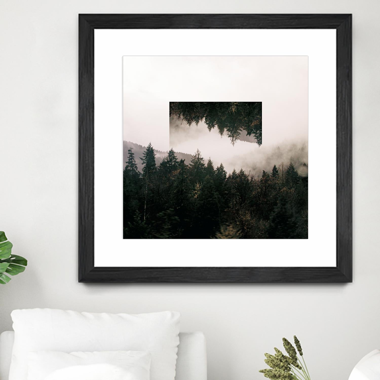 Reflected Landscape I by Laura Marshall on GIANT ART - white photo art