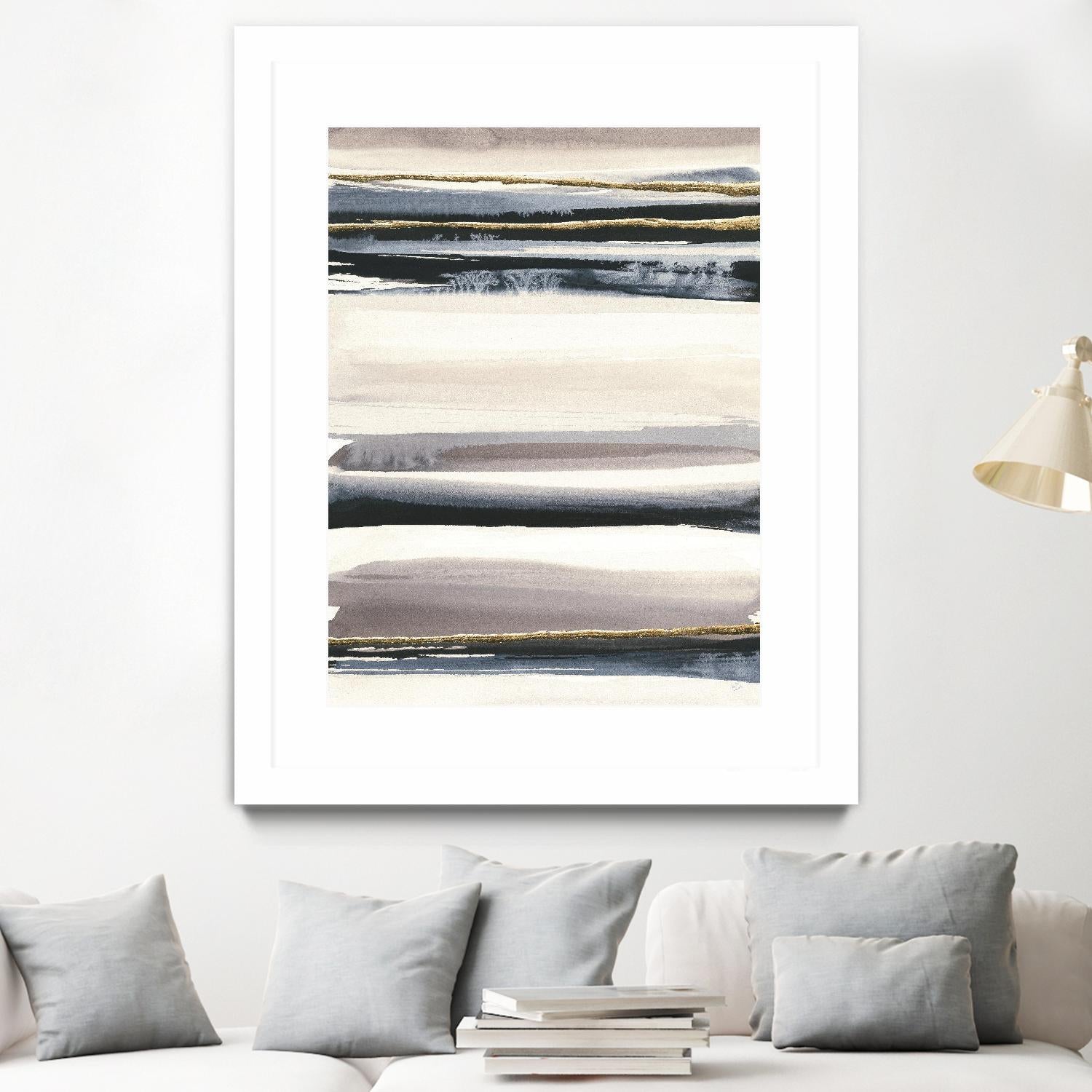 Gilded Grey III by Chris Paschke on GIANT ART - multi abstract abstract