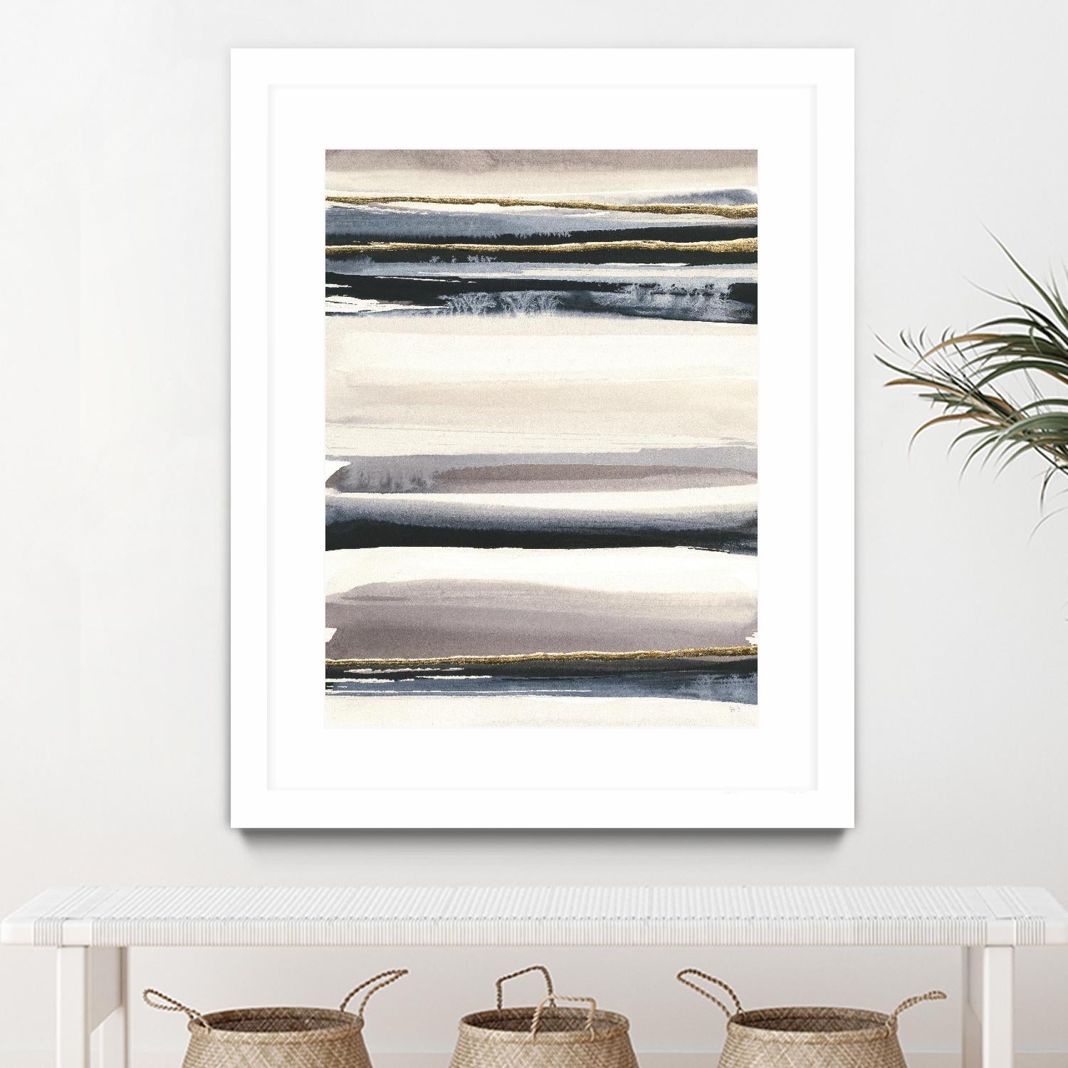 Gilded Grey III by Chris Paschke on GIANT ART - multi abstract abstract