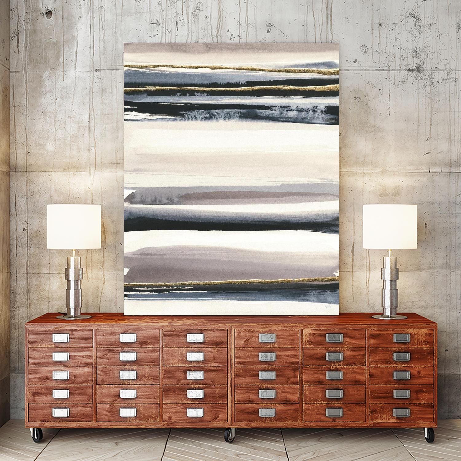 Gilded Grey III by Chris Paschke on GIANT ART - multi abstract abstract