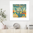 Vintage Travel Brochure VI by Portfolio on GIANT ART - blue tropical