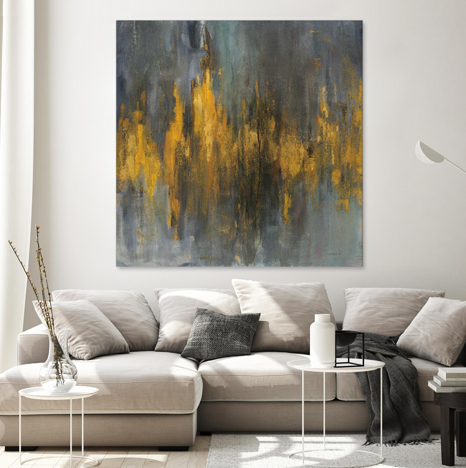 Black and Gold Abstract by Danhui Nai on GIANT ART - multi abstract abstract
