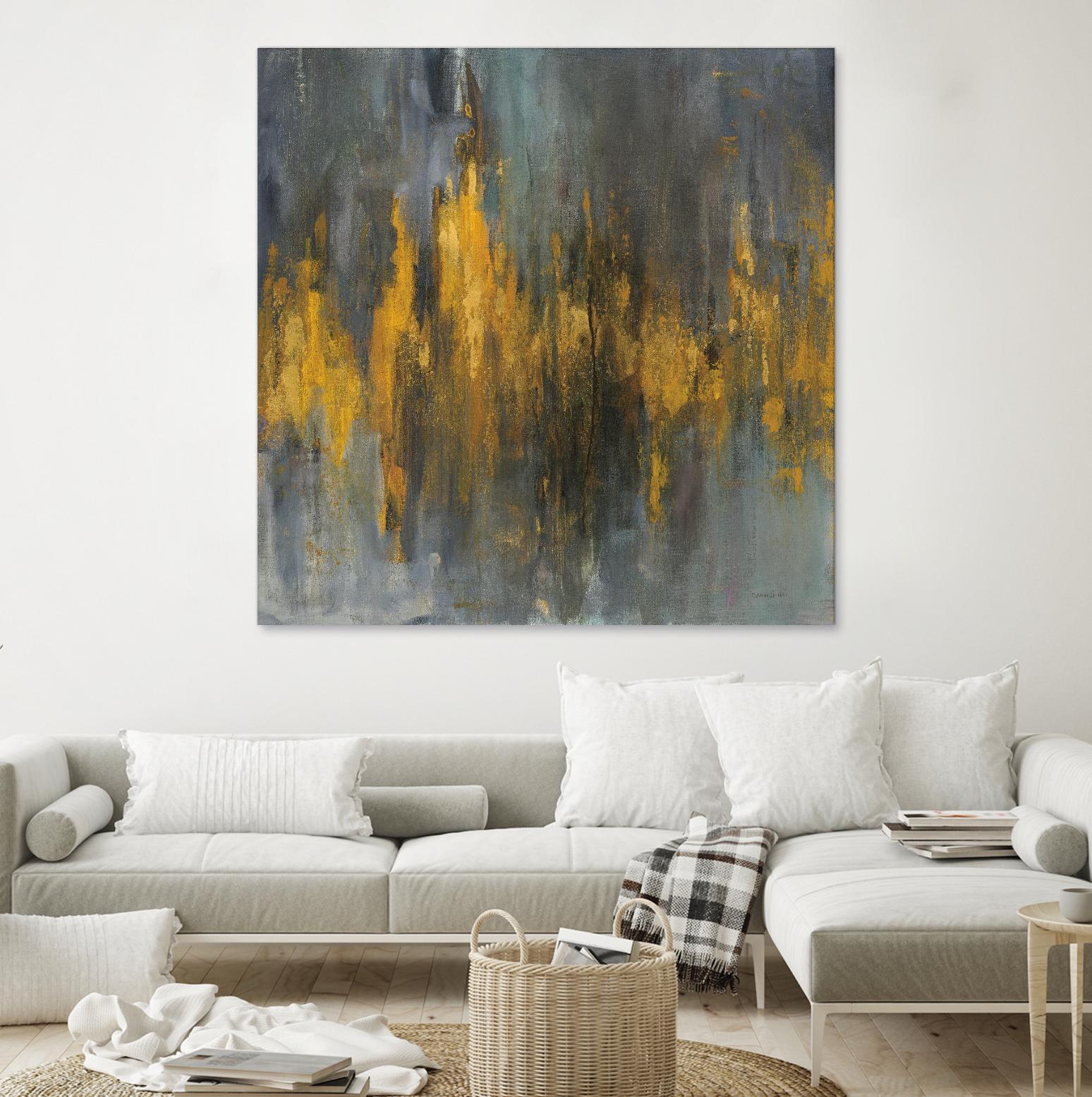 Black and Gold Abstract by Danhui Nai on GIANT ART - multi abstract abstract