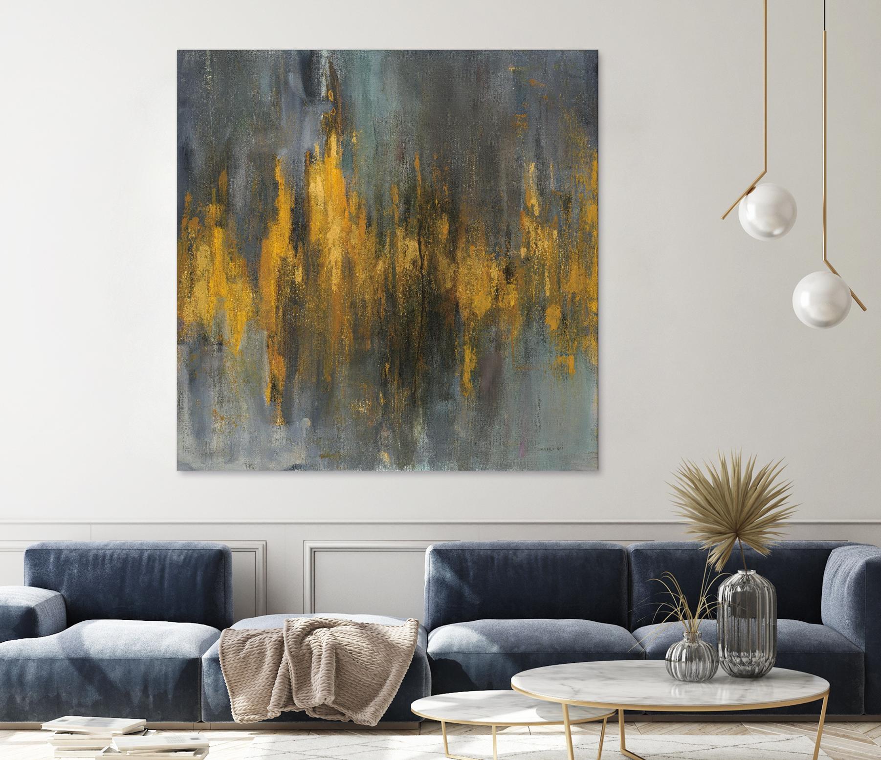 Black and Gold Abstract by Danhui Nai on GIANT ART - multi abstract abstract