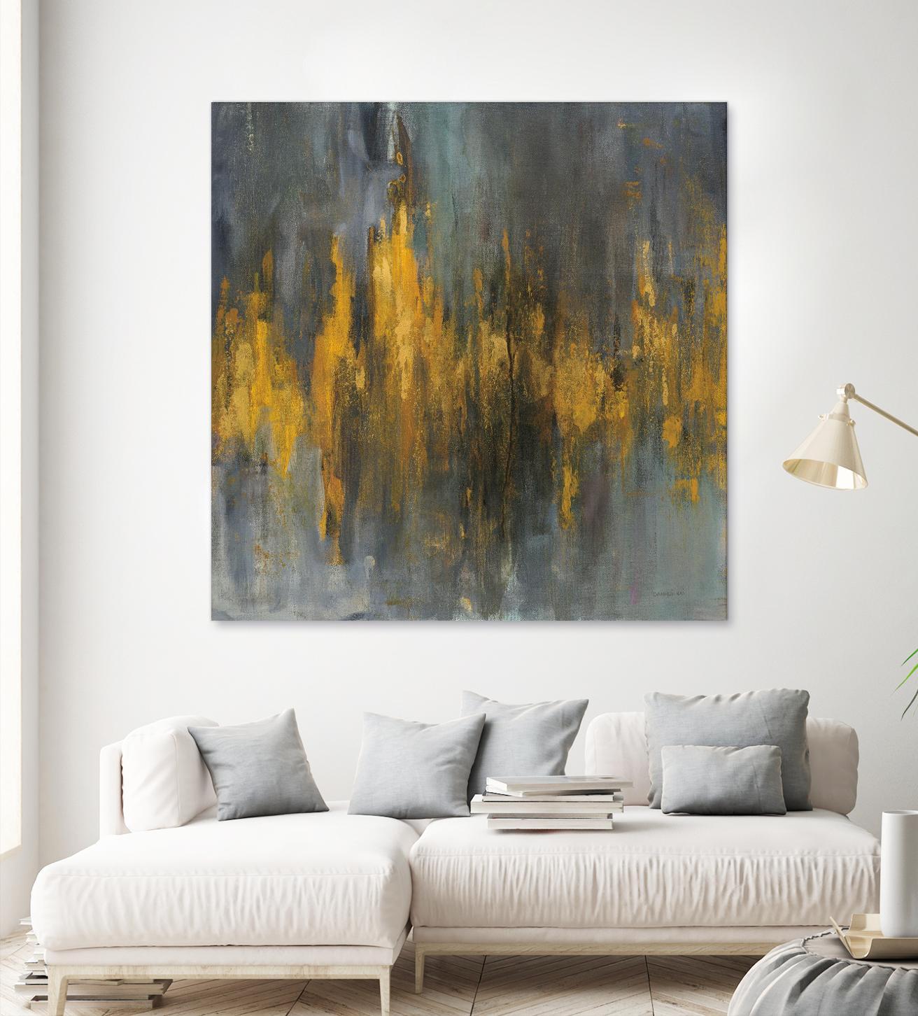 Black and Gold Abstract by Danhui Nai on GIANT ART - multi abstract abstract