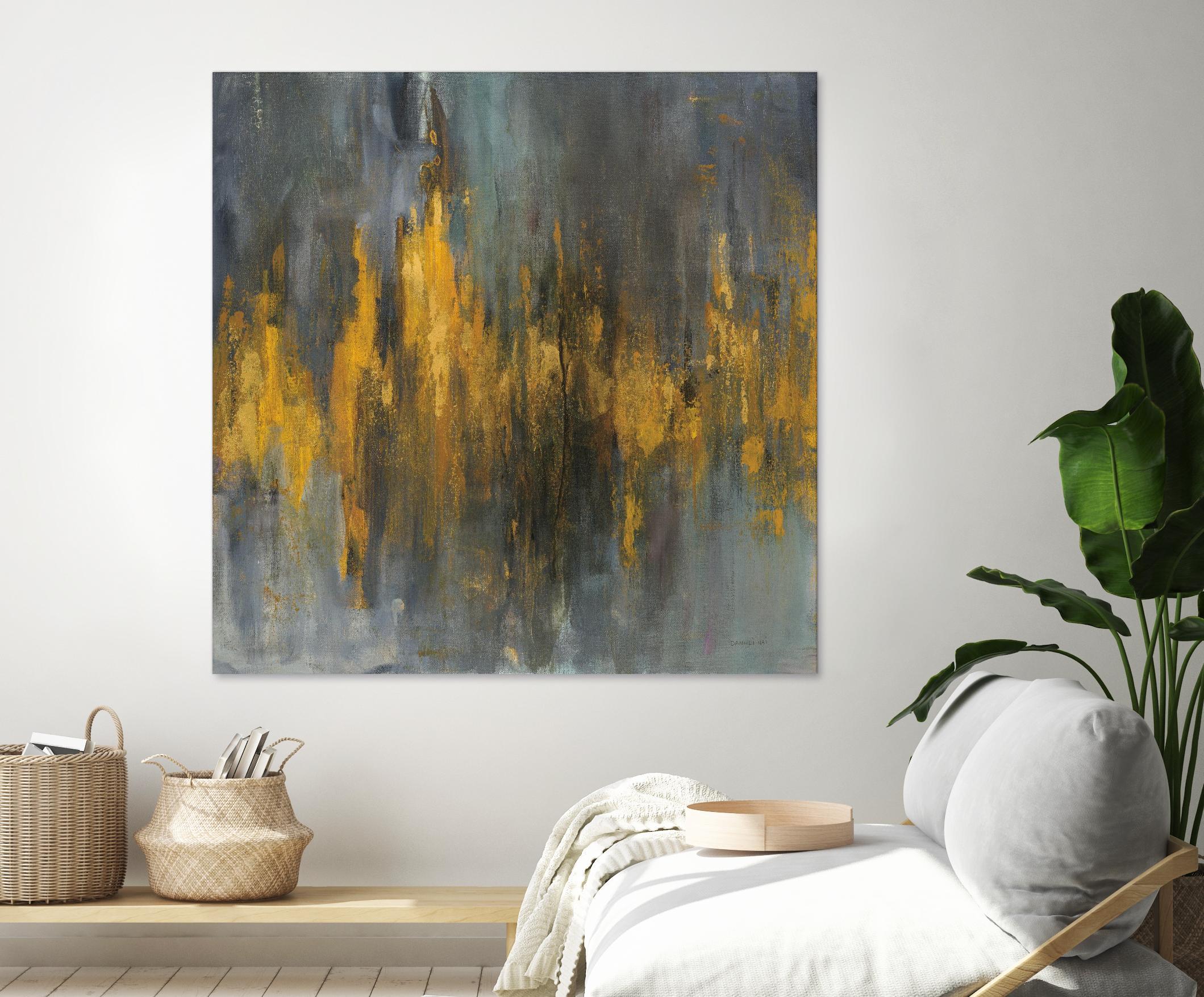 Black and Gold Abstract by Danhui Nai on GIANT ART - multi abstract abstract