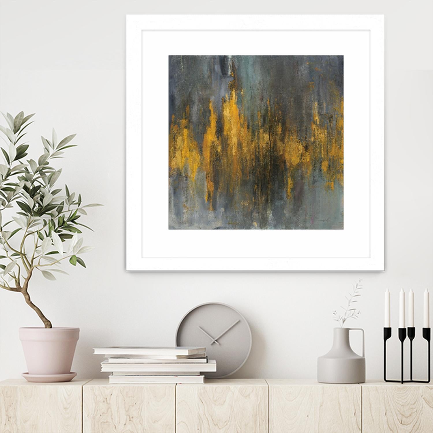 Black and Gold Abstract by Danhui Nai on GIANT ART - multi abstract abstract