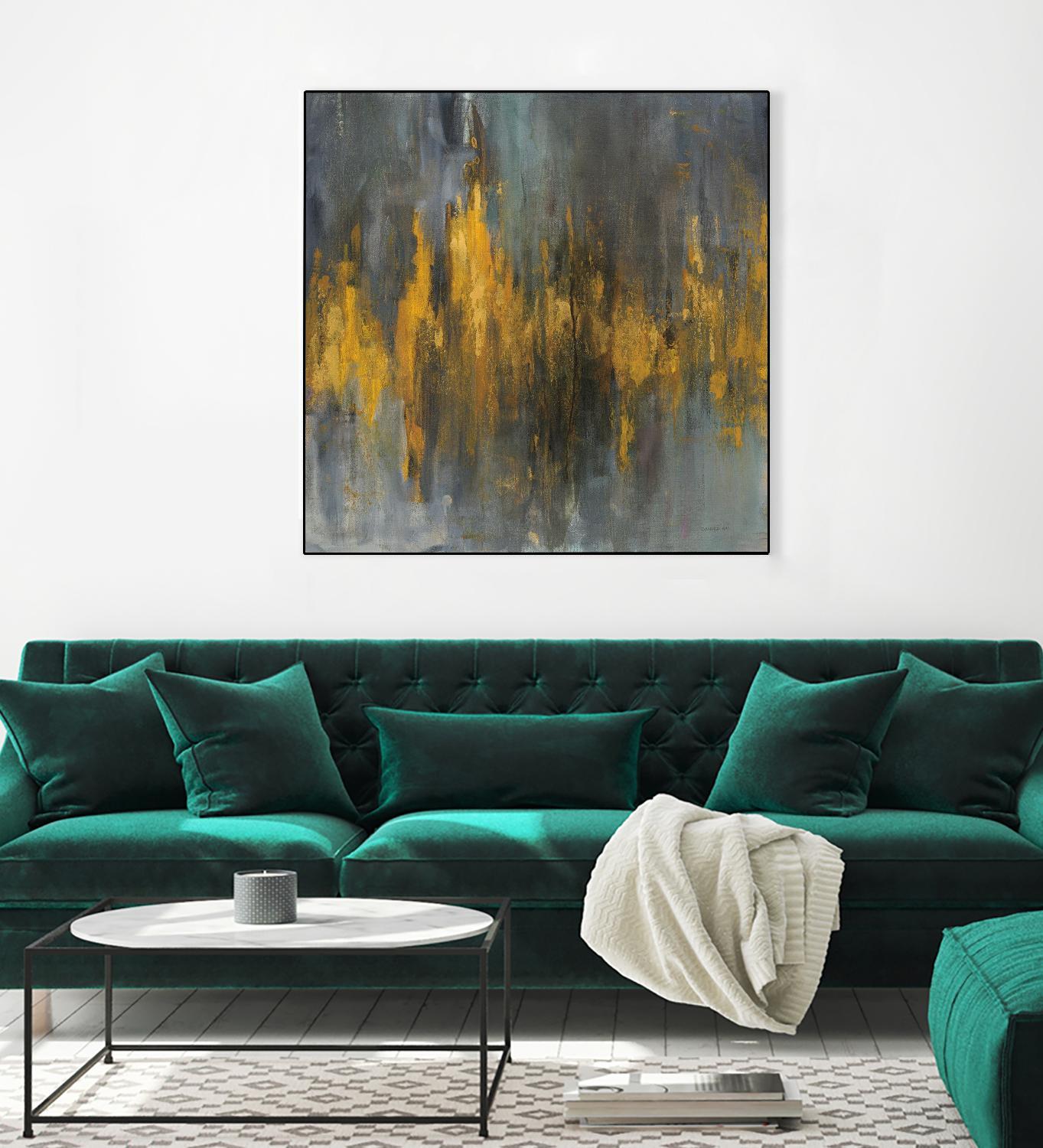 Black and Gold Abstract by Danhui Nai on GIANT ART - multi abstract abstract