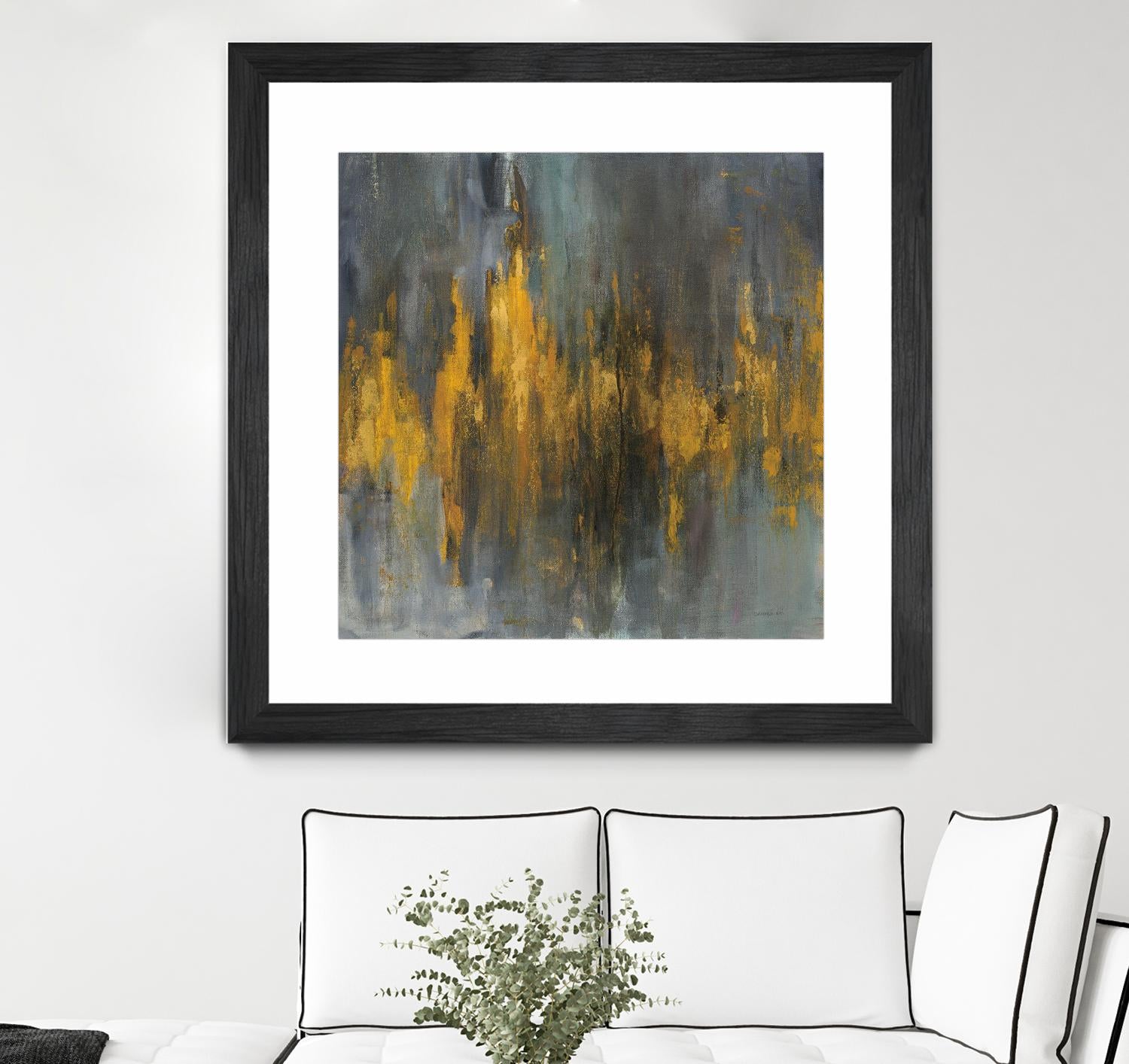 Black and Gold Abstract by Danhui Nai on GIANT ART - multi abstract abstract