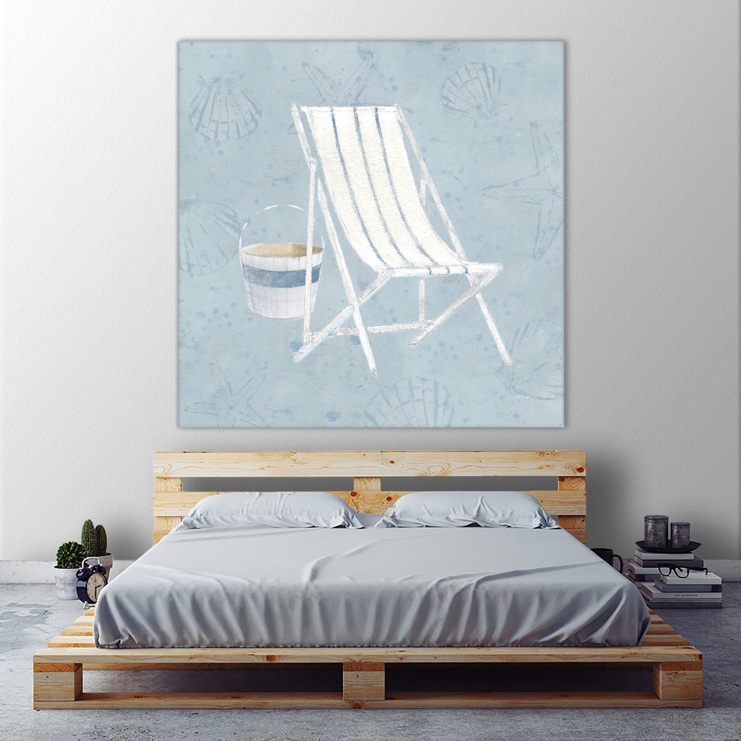 Serene Seaside III by James Wiens on GIANT ART - multi coastal & nautical beach