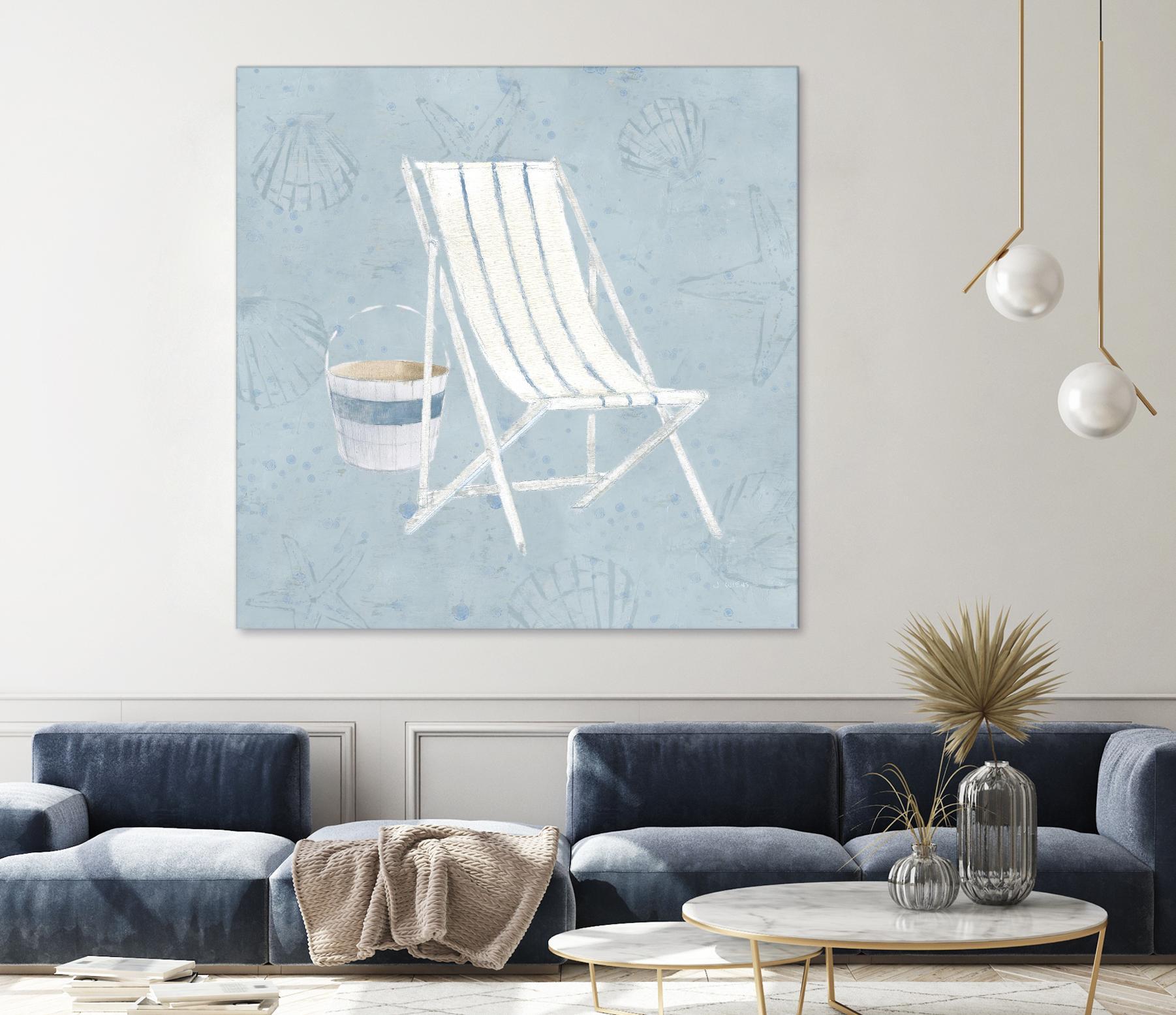 Serene Seaside III by James Wiens on GIANT ART - multi coastal & nautical beach