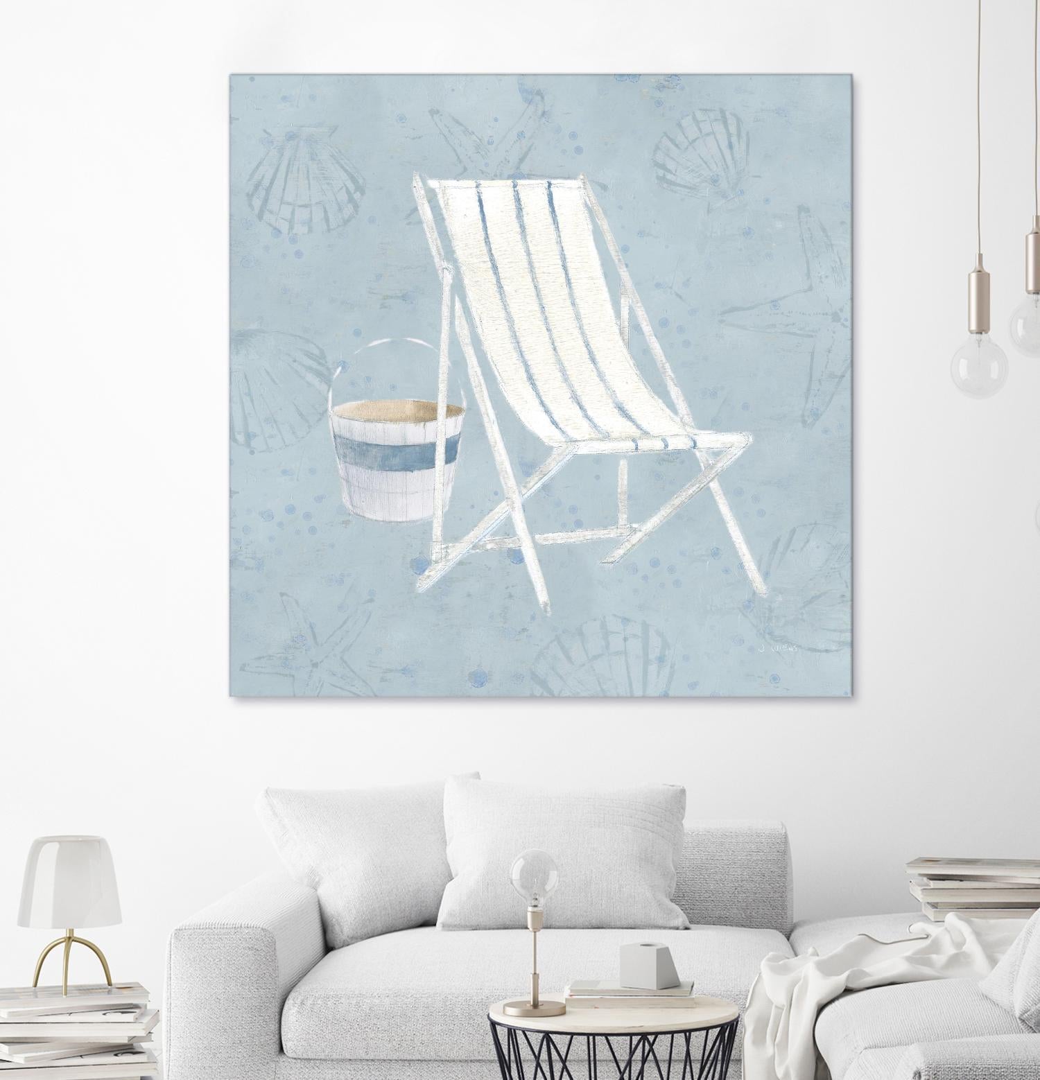Serene Seaside III by James Wiens on GIANT ART - multi coastal & nautical beach
