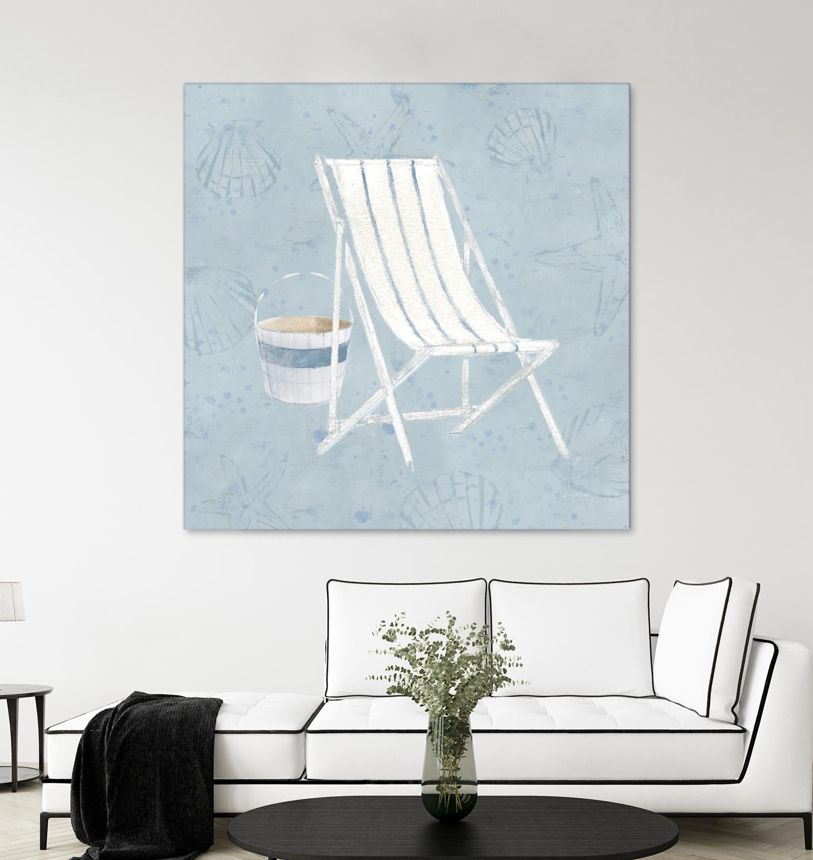 Serene Seaside III by James Wiens on GIANT ART - multi coastal & nautical beach