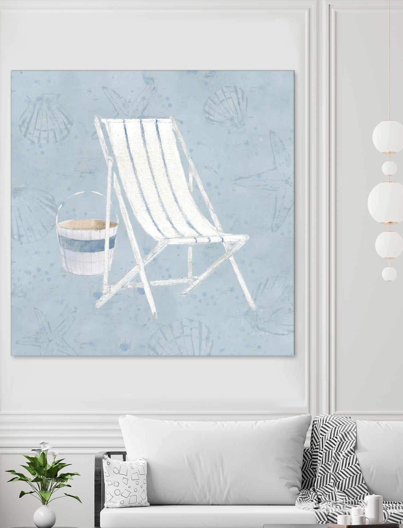 Serene Seaside III by James Wiens on GIANT ART - multi coastal & nautical beach
