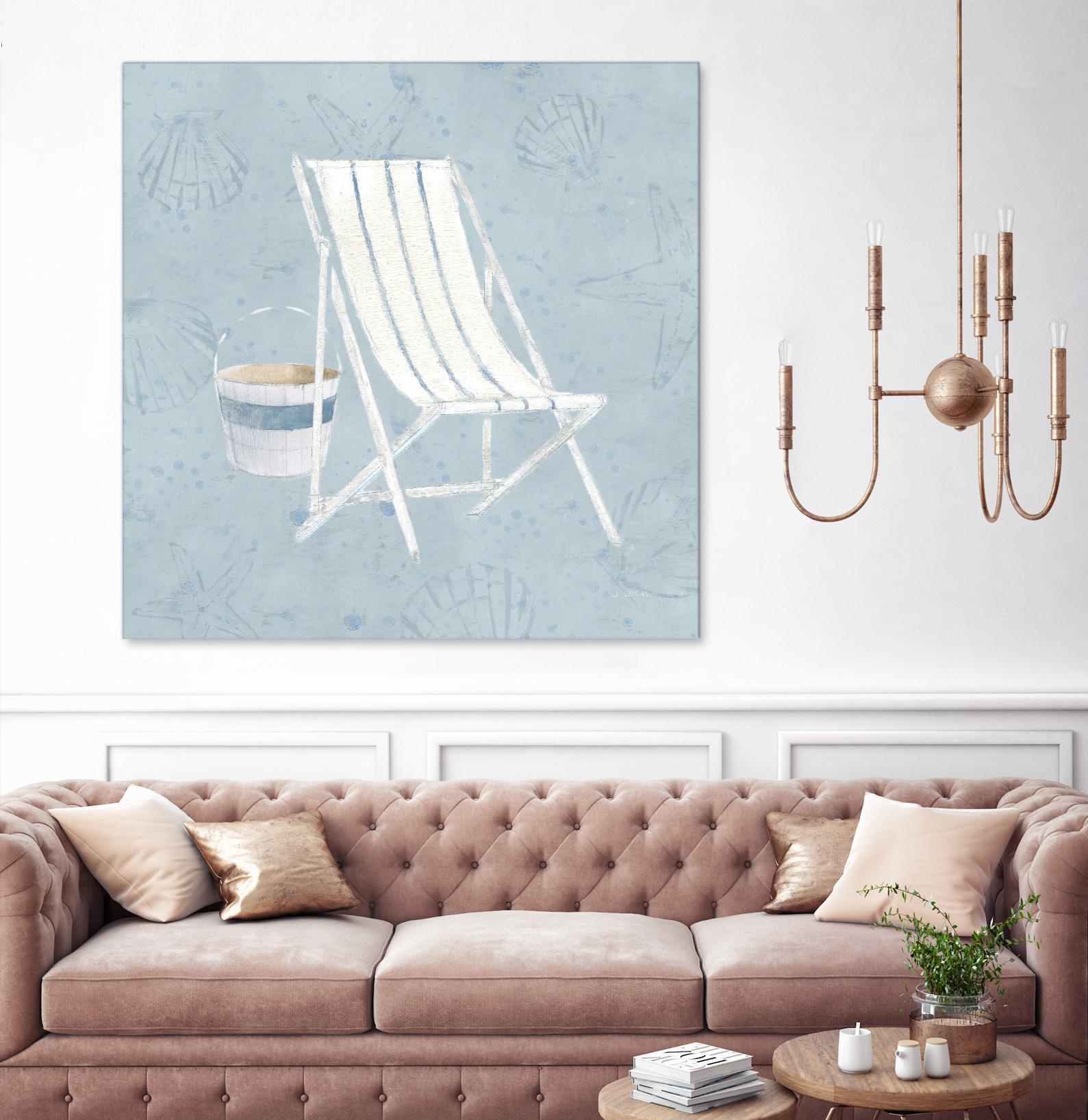 Serene Seaside III by James Wiens on GIANT ART - multi coastal & nautical beach