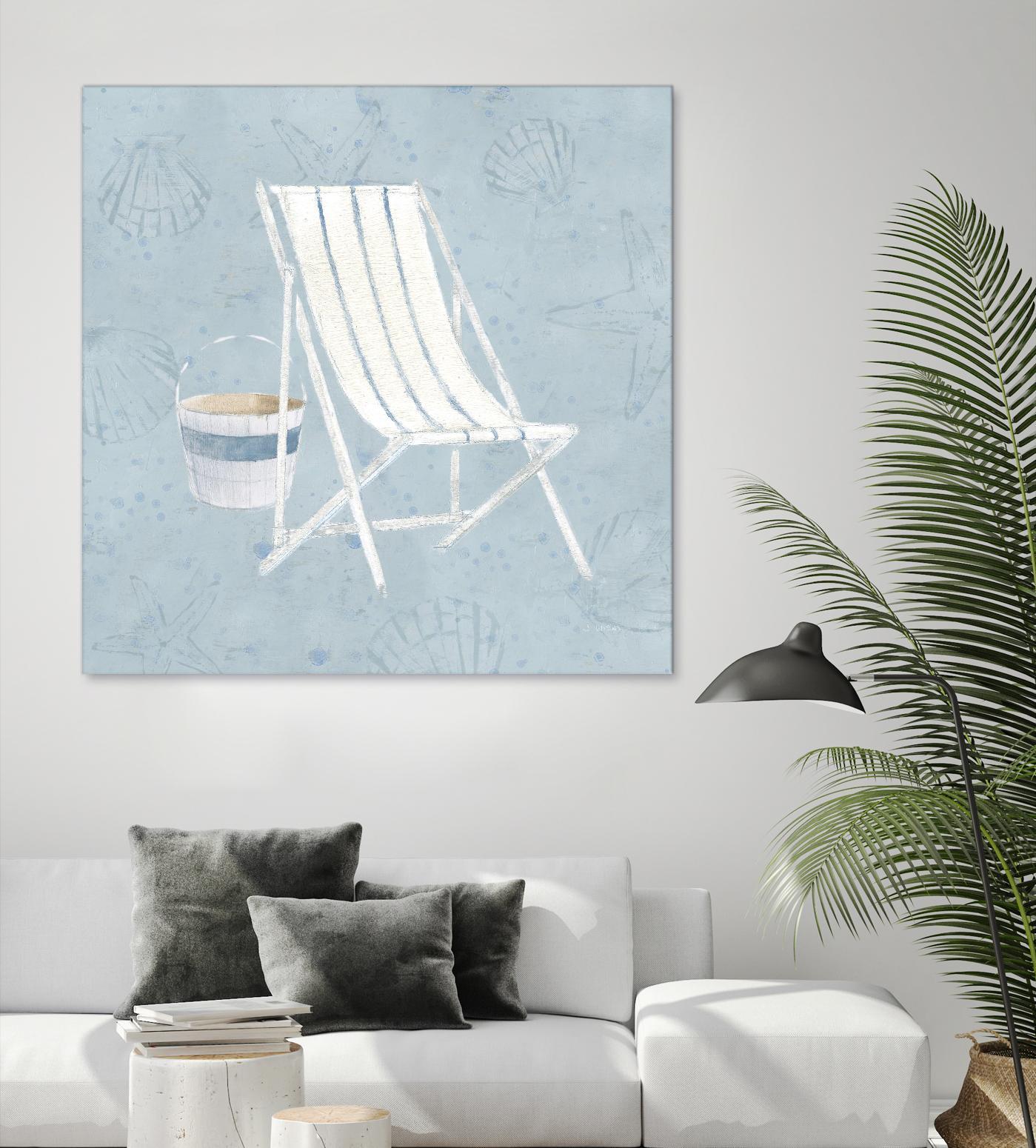 Serene Seaside III by James Wiens on GIANT ART - multi coastal & nautical beach