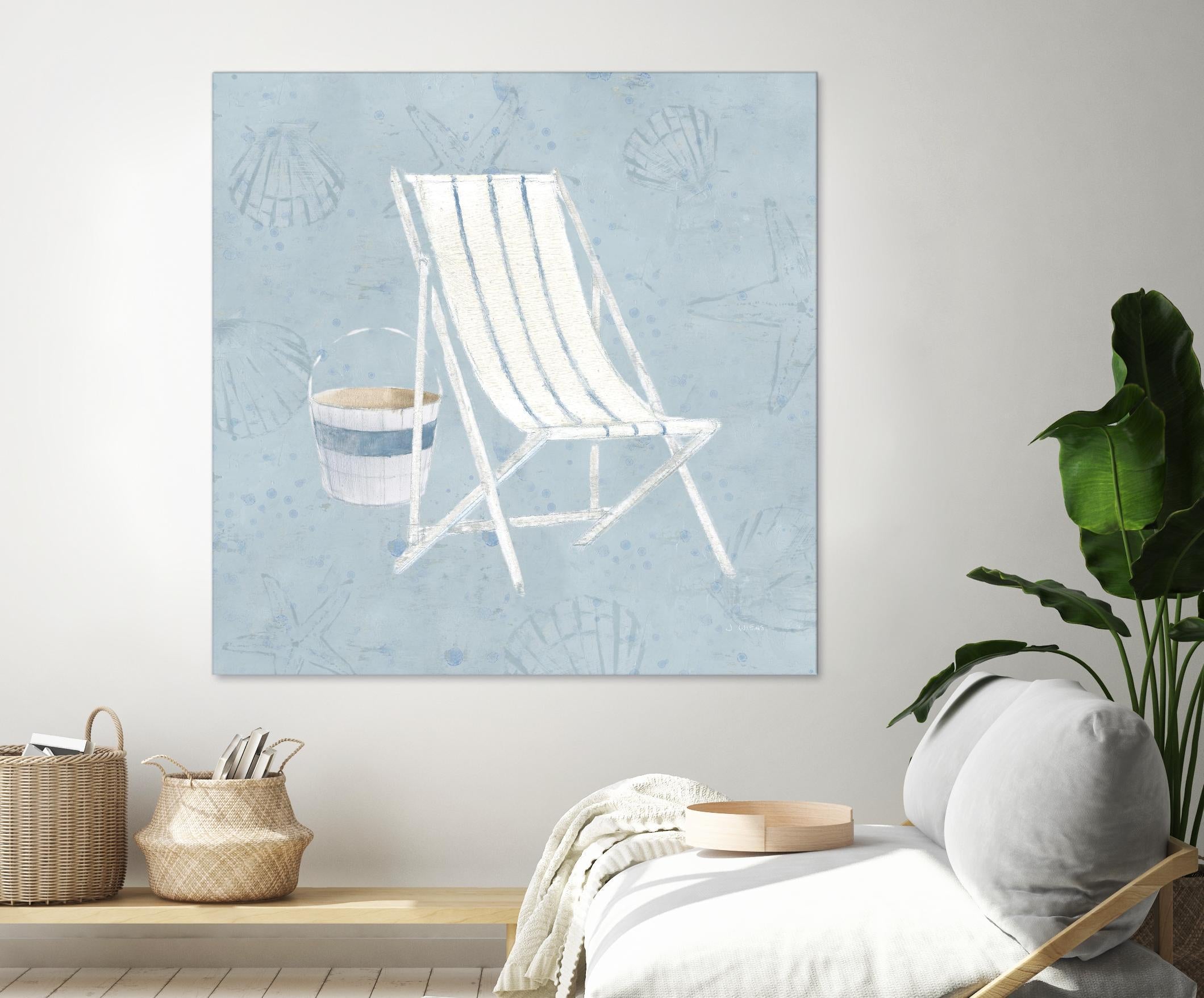 Serene Seaside III by James Wiens on GIANT ART - multi coastal & nautical beach
