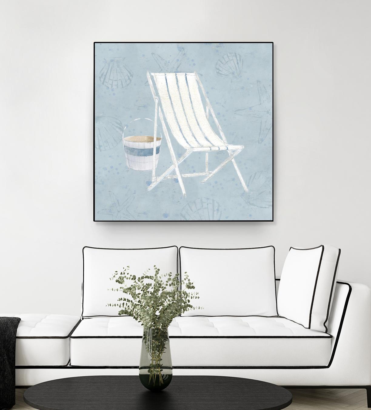 Serene Seaside III by James Wiens on GIANT ART - multi coastal & nautical beach