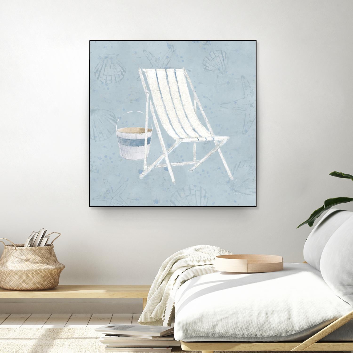 Serene Seaside III by James Wiens on GIANT ART - multi coastal & nautical beach