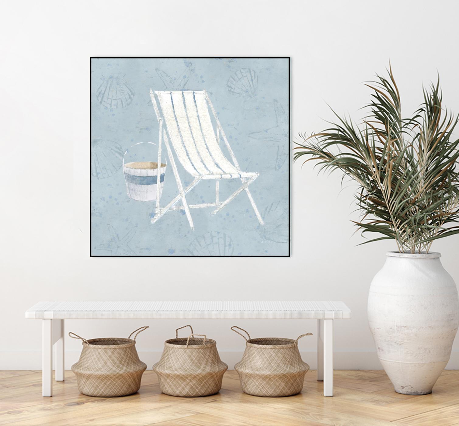 Serene Seaside III by James Wiens on GIANT ART - multi coastal & nautical beach