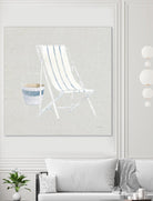Serene Seaside III Tan by James Wiens on GIANT ART - multi coastal & nautical beach