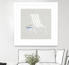 Serene Seaside III Tan by James Wiens on GIANT ART - multi coastal & nautical beach