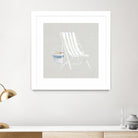 Serene Seaside III Tan by James Wiens on GIANT ART - multi coastal & nautical beach